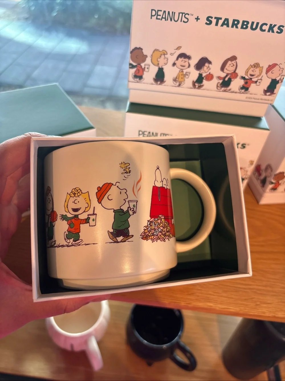 Peanuts x Starbucks White Character Holiday Ceramic Mug